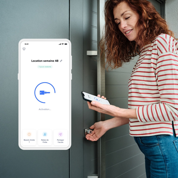 Démonstration de l'ouverture d'une serrure connectée par NFC