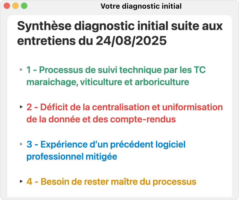 Diagnostic initial de Terres Numériques